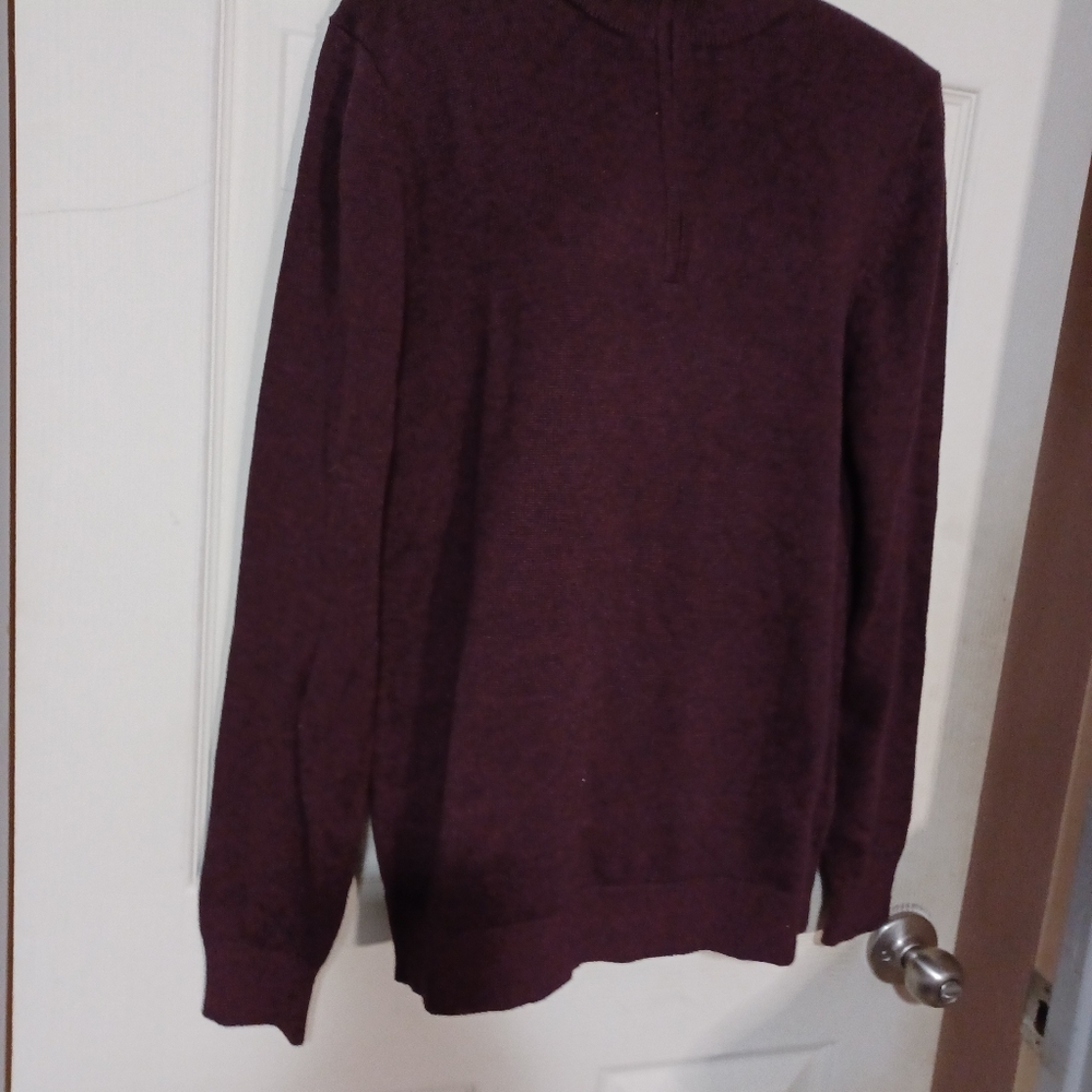 Goodfellow & Co Maroon Knit Pullover - Picture 2 of 6